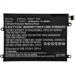 CoreParts Laptop Battery for HP 30Wh Référence: W125993447