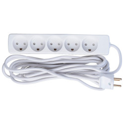 MicroConnect 5-way Danish Power Strip 5m Reference: W125895476