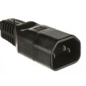 MicroConnect IEC Power Adaptor C14 Plug Référence: C14PLUG