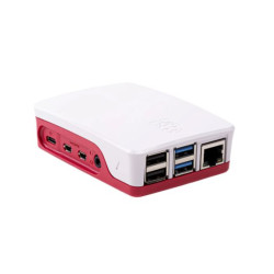 Raspberry Pi Pi Pi 4 Case Red White Référence: RPI4 CASE RED/WHITE