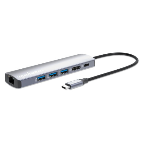 Manhattan USB-C Dock/Hub, Ports (x6): Référence: W128890736