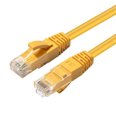 MicroConnect U/UTP CAT6 0.2M Yellow LSZH Reference: UTP6002Y