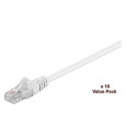 MicroConnect U/UTP CAT5e 10M White 10 Pack Reference: V-UTP510WVP