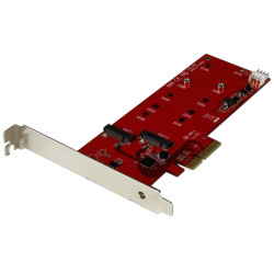 StarTech.com 2X M.2 SSD CONTROLLER - PCIE Référence: PEX2M2