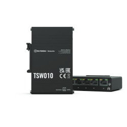 Teltonika Networks TSW010 DIN RAIL SWITCH Référence: W127222072