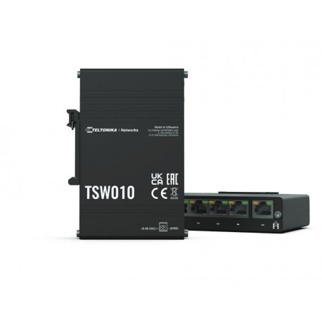 Teltonika Networks TSW010 DIN RAIL SWITCH Référence: W127222072