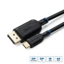 MicroConnect USB-C Displayport cable 2m Référence: W128204579