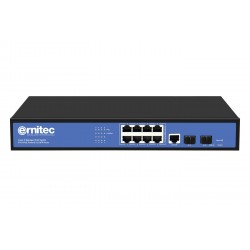 Ernitec Managed Layer 2+ Switch, 8 x Référence: W128992806
