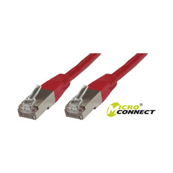 MicroConnect S/FTP CAT6 3m Red LSZH Reference: SSTP603R