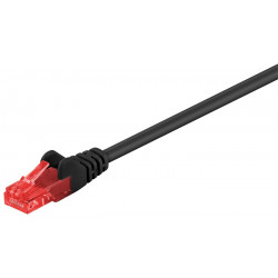 MicroConnect U/UTP CAT6 1M Black PVC Reference: B-UTP601S