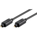 MicroConnect Toslink Optical Cable 1m Black Reference: TT610BKAD