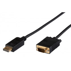 MicroConnect Displayport to VGA Cable 2m Reference: DP-VGA-MM-200