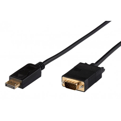 MicroConnect Displayport to VGA Cable 2m Reference: DP-VGA-MM-200