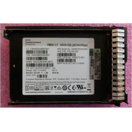 HP 240GB SATA Solid State Drive Référence: P05319-001