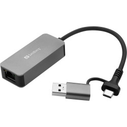 Sandberg USB-C/A 2.5 GbE RJ45 Adapter Référence: 136-68