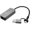 Sandberg USB-C/A 2.5 GbE RJ45 Adapter Référence: 136-68