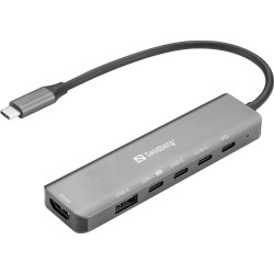 Sandberg USB-C 6-in-1 MediaDock Référence: 136-77