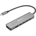 Sandberg USB-C 6-in-1 MediaDock Référence: 136-77
