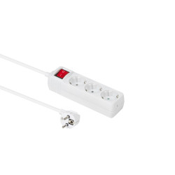 MicroConnect 3-way Schuko Socket 5m on/off Référence: W126641961