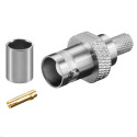 MicroConnect BNC crimp plug for RG59 Référence: BNC59F