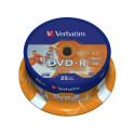 Verbatim DVD-R, General, 16X, 4.7GB Référence: 43538