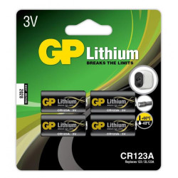 GP LITHIUM BATTERY CR123A Référence: W126074991