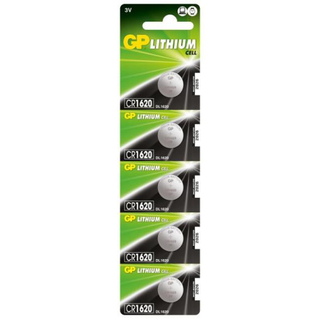 GP LITHIUM BUTTON CELL CR1620 Référence: W126074995