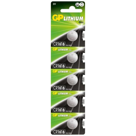 GP LITHIUM BUTTON CELL CR1616 Référence: W126074996
