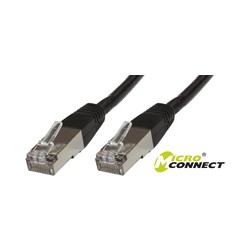 MicroConnect F/UTP CAT6 5m Black LSZH Ref: STP605S