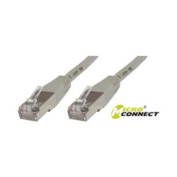 MicroConnect F/UTP CAT6 0.5m Grey LSZH Ref: STP6005