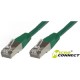 MicroConnect F/UTP CAT6 2m Green LSZH Ref: STP602G