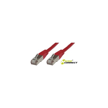 MicroConnect F/UTP CAT6 3m Red LSZH Ref: STP603R