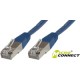 MicroConnect F/UTP CAT5e 3m Blue PVC Ref: B-FTP503B