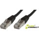 MicroConnect F/UTP CAT5e 2m Black PVC Ref: B-FTP502S