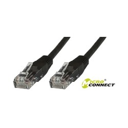 MicroConnect U/UTP CAT6 0.5M Black PVC Ref: B-UTP6005S