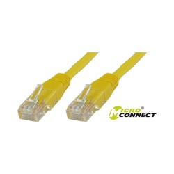 MicroConnect U/UTP CAT6 3M Yellow PVC Ref: B-UTP603Y