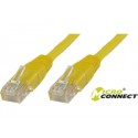 MicroConnect U/UTP CAT6 3M Yellow PVC Ref: B-UTP603Y