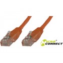 MicroConnect U/UTP CAT6 0.5M Orange LSZH Ref: UTP6005O