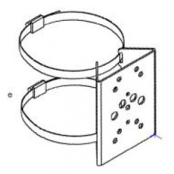 Raytec Pole Bracket Clamp for Reference: PBC-1