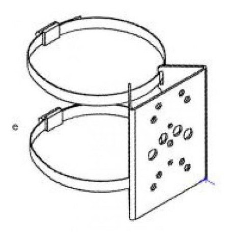 Raytec Pole Bracket Clamp for Reference: PBC-1