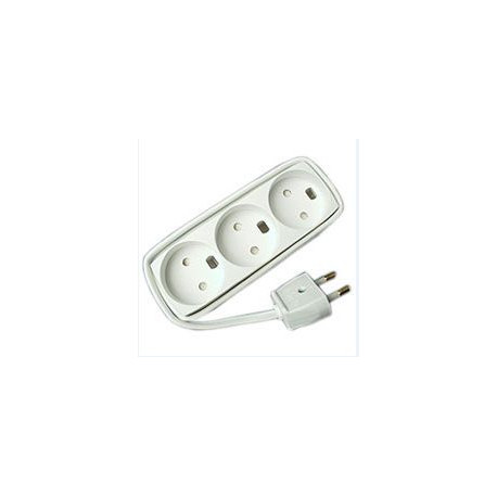 MicroConnect 3-way power strip no-earth, Référence: GRUELU3H015