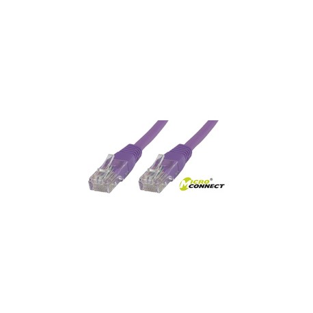 MicroConnect U/UTP CAT6 3M Purple LSZH Ref: UTP603P