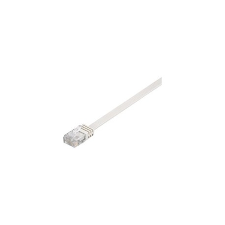 MicroConnect U/UTP CAT6 3M White Flat Ref: V-UTP603W-FLAT