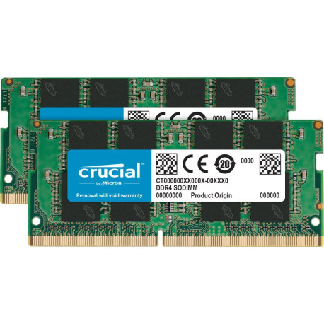 Crucial Memory Module 32 Gb 2 X 16 Gb Référence: W128278922