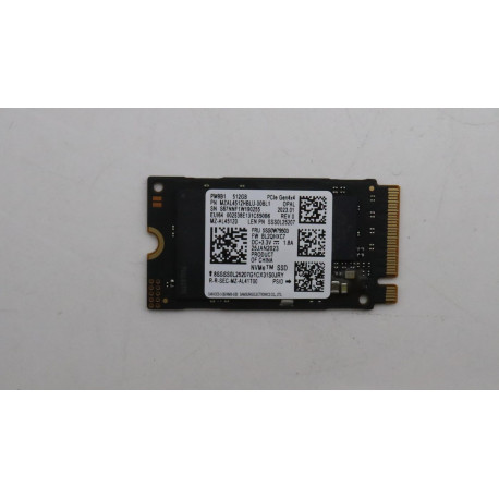 Lenovo 512GB M.2 2242 PCIe 4.0 NVMe Référence: W127150800