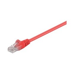 MicroConnect U/UTP CAT5e 1M Red PVC Ref: B-UTP501R