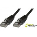 MicroConnect U/UTP CAT5e 1M Black PVC Ref: UTP501S