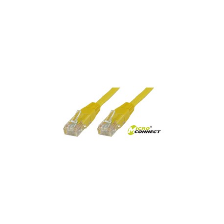 MicroConnect U/UTP CAT5e 3M Yellow PVC Ref: UTP503Y