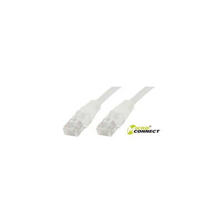 MicroConnect U/UTP CAT5e 2M White PVC Ref: UTP502W