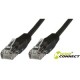 MicroConnect U/UTP CAT5e 3M Black PVC Ref: UTP503S